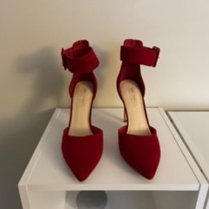 Michael Kors Red Suede Heels